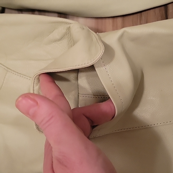 bebe Real Mint Green Leather Jacket - Picture 7 of 16